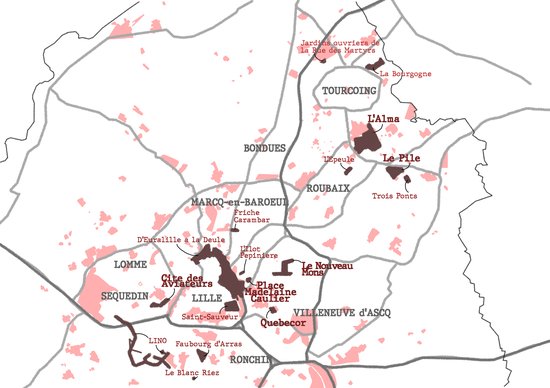 carte carnages urbains MEL