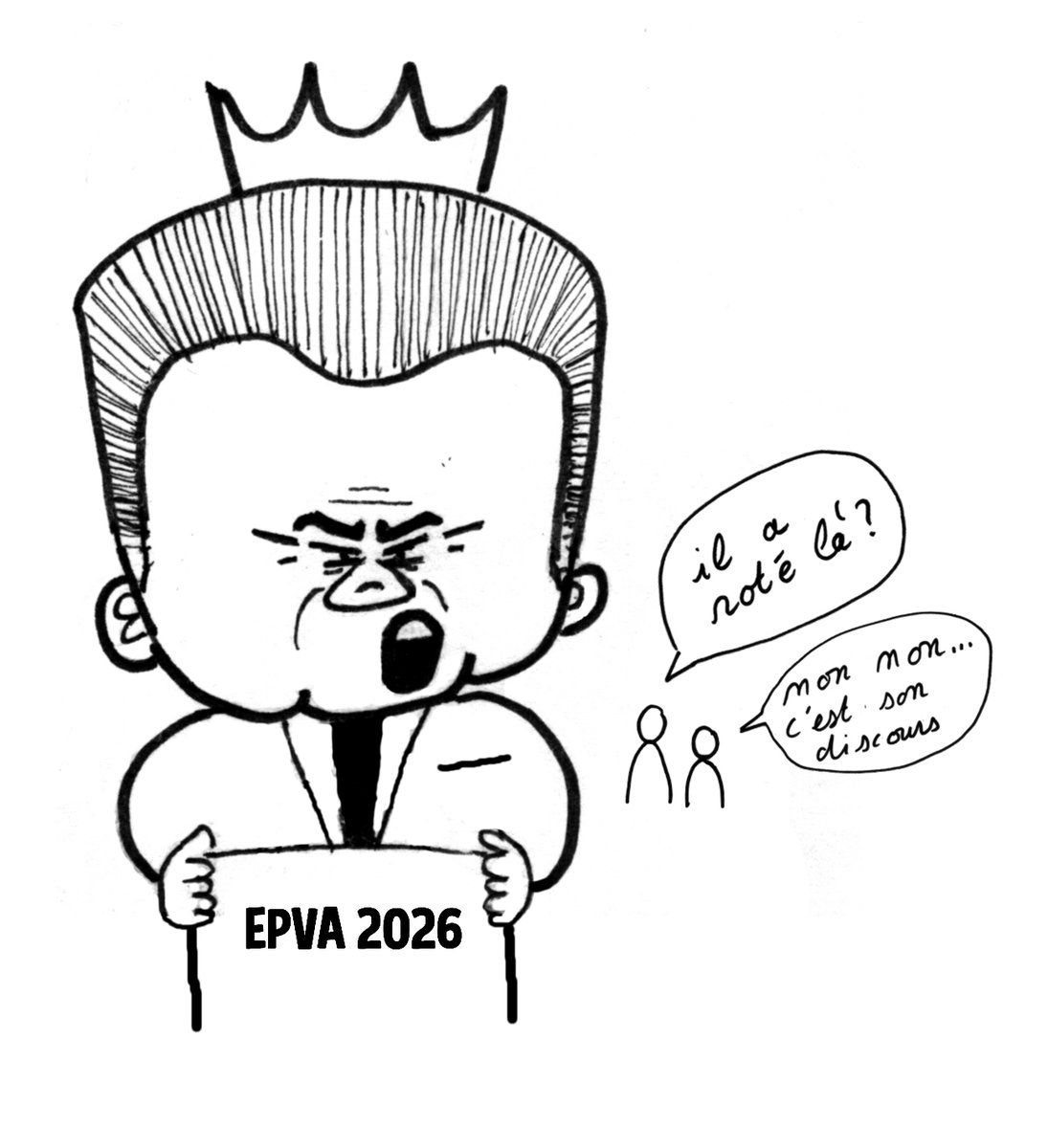 Gérard Caudron fait un discours